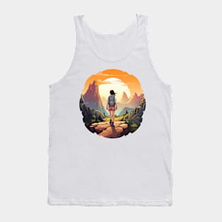 Take a hike and find your peace Tank Top